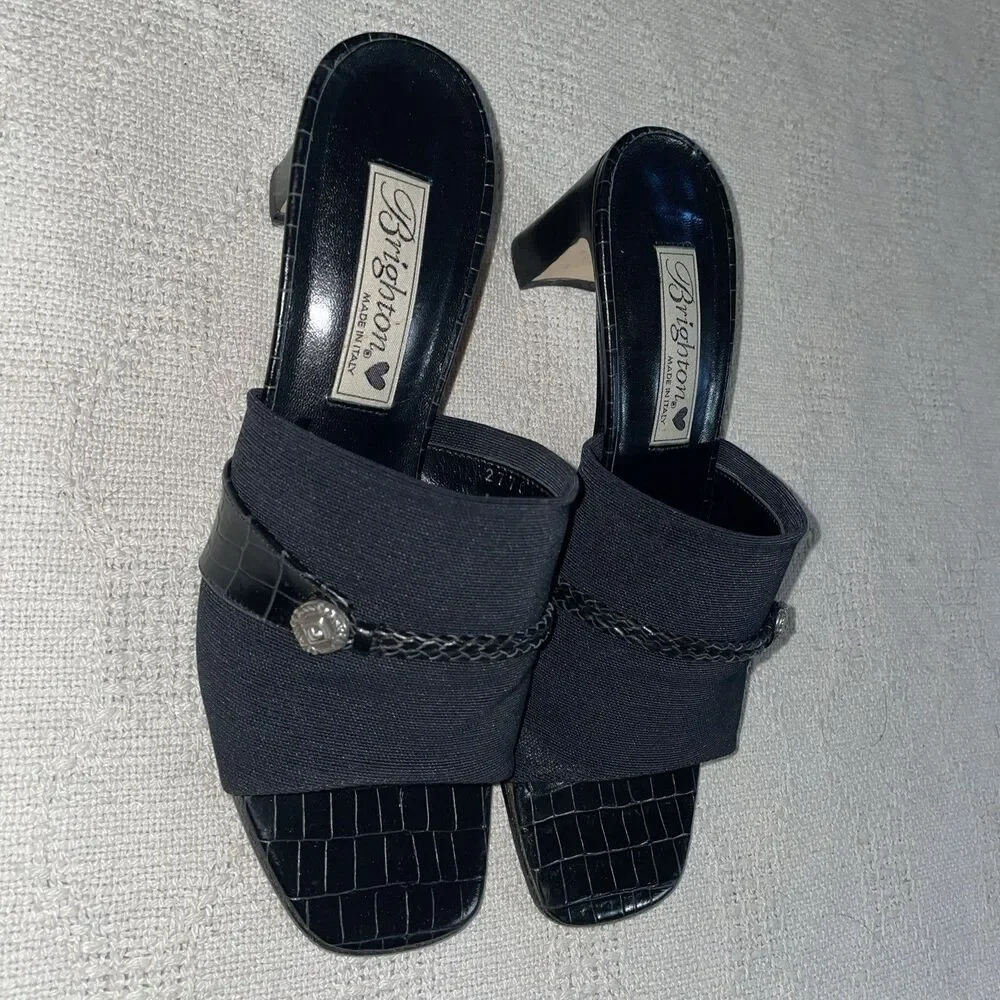 Brighton Women’s Dress Shoes Size 7.5 M Black Going Out Party Fun